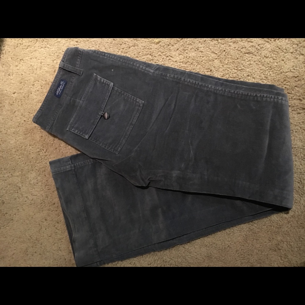 Hollister velvet navy blue trouser pants size 3